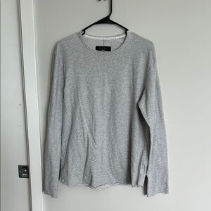 Rag & Bone Light Gray Crew Neck Top